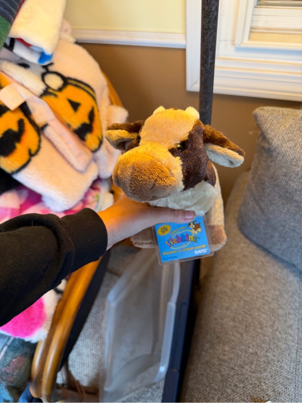Webkinz Brown Cow Plush NWT